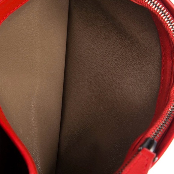 Bottega Veneta Intrecciato Red Woven Leather Clutch Purse - Picture 4 of 14